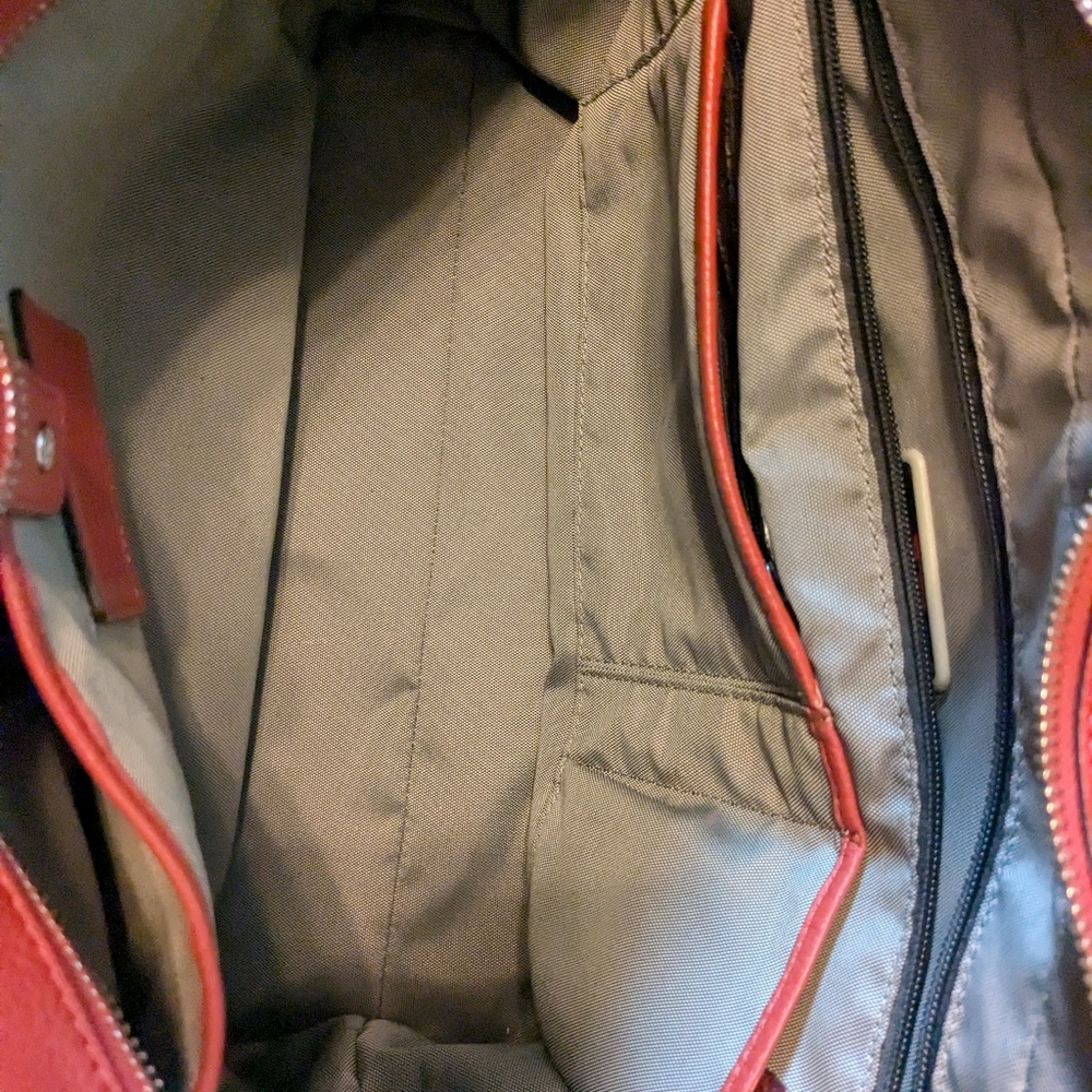 Tumi Leather Tote Shoulder Bag Like with Dust Bag - Picture 16 of 16